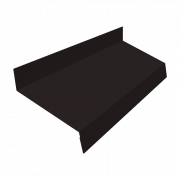 Отлив простой 70 0,45 Drap ST RAL 9005 черный (2м)