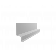 Отлив верхний фальц 0,45 Drap TX RAL 7004 сигнальный серый (2м)