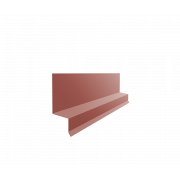 Отлив верхний фальц 0,45 PE с пленкой RAL 3009 оксидно-красный (2м)