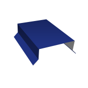 Парапетная крышка прямая 100мм 0,45 PE с пленкой RAL 5002 ультрамариново-синий (2м)