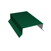 Парапетная крышка прямая 100мм 0,5 Satin Matt RAL 6005 зеленый мох (3м)