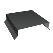 Парапетная крышка прямая 150мм 0,45 Drap TX RAL 7016 антрацитово-серый (3м)