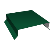 Парапетная крышка прямая 150мм 0,5 Satin Matt RAL 6005 зеленый мох (3м)