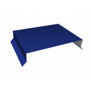 Парапетная крышка прямая 250мм 0,45 PE с пленкой RAL 5002 ультрамариново-синий (2,5м)