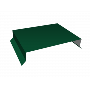 Парапетная крышка прямая 250мм 0,5 Satin Matt RAL 6005 зеленый мох (2,5м)