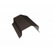 Парапетная крышка угольная 100мм 0,45 Drap TX RR 32 темно-коричневый (2,5м)
