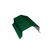 Парапетная крышка угольная 100мм 0,45 Drap TX RAL 6005 зеленый мох (2м)