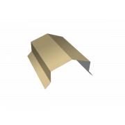 Парапетная крышка угольная 125мм 0,4 PE с пленкой RAL 1014 слоновая кость (3м)