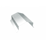 Парапетная крышка угольная 125мм 0,4 Zn (2,5м)