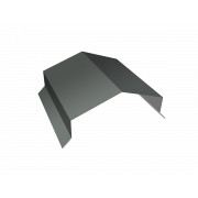Парапетная крышка угольная 150мм 0,45 PE с пленкой RAL 7005 мышино-серый (3м)