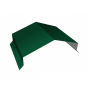 Парапетная крышка угольная 200мм 0,5 Satin Matt RAL 6005 зеленый мох (2,5м)