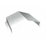 Парапетная крышка угольная 200мм 0,5 Zn (3м)