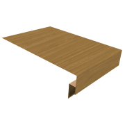 Планка околооконная сложная 300х50х18 (j-фаска) 0,45 Print Elite Honey Wood TwinColor (2м)