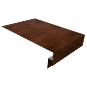 Планка околооконная сложная 300х50х18 (j-фаска) 0,45 Print-Double Premium Cherry Wood Fresh (2м)