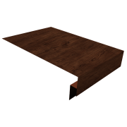 Планка околооконная сложная 300х50х18 (j-фаска) 0,45 Print Elite Cherry Wood TwinColor (3м)