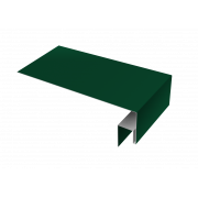 Планка околооконная сложная БХ new 200х50х27 0,5 Satin с пленкой RAL 6005 зеленый мох (3м)