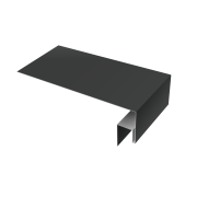 Планка околооконная сложная БХ new 250х75х27 0,45 Drap TX RAL 7016 антрацитово-серый (3м)