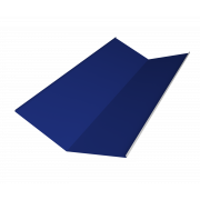 Планка ендовы нижней 300х300 0,45 PE с пленкой RAL 5002 ультрамариново-синий (2м)