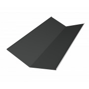 Планка ендовы нижней 300х300 0,5 Satin Matt RAL 7016 антрацитово-серый (2м)