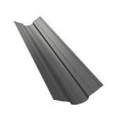 Планка ендовы верхней фигурной 70x70 0,45 PE с пленкой RAL 7005 мышино-серый (3м)