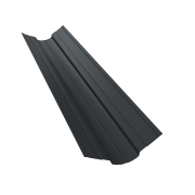 Планка ендовы верхней фигурной 70x70 0,5 Satin с пленкой RAL 7016 антрацитово-серый (2м)