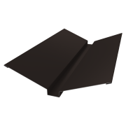 Планка ендовы верхней 115х30х115 0,5 Satin Matt RR 32 темно-коричневый (2м)