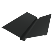 Планка ендовы верхней 115х30х115 0,5 Satin с пленкой RAL 7016 антрацитово-серый (3м)