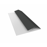 Планка финишная БХ new 0,5 Satin с пленкой RAL 7016 антрацитово-серый (3м)