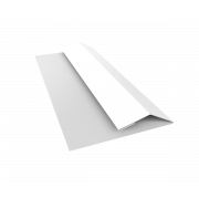 Планка финишная БХ new 0,5 Satin с пленкой RAL 9003 сигнальный белый (3м)