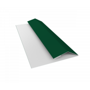 Планка финишная БХ new 0,5 Satin с пленкой RAL 6005 зеленый мох (2м)