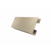 Планка H-образная БХ new 0,45 Drap TX RAL 1015 светлая слоновая кость (2м)