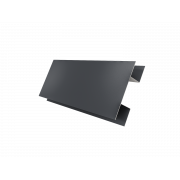 Планка H-образная БХ new 0,5 Satin Matt RAL 7024 мокрый асфальт (3м)