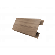 Планка H-образная Экобрус 0,45 Print Elite с пленкой Honey Wood TwinColor (3м)