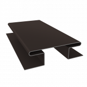 Планка H-образная стыковочная сложная 0,45 Drap-double TX RR 32 темно-коричневый (3м)