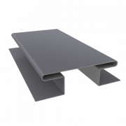 Планка H-образная стыковочная сложная 0,5 Satin с пленкой RAL 7004 сигнальный серый (2м)