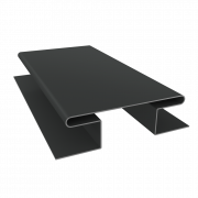 Планка H-образная стыковочная сложная 0,5 Velur X RAL 7016 антрацитово-серый (3м)