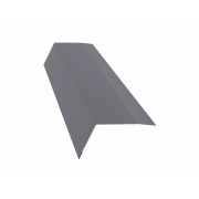 Планка карнизная 100х65 0,4 PE с пленкой RAL 7004 сигнальный серый (2м)