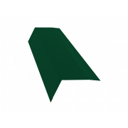 Планка карнизная 100х65 0,45 PE с пленкой RAL 6005 зеленый мох (2м)