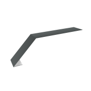 Планка карнизная для мягкой кровли 100х60 0,45 PE с пленкой RAL 7005 мышино-серый (3м)