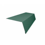 Планка карнизная для мягкой кровли 100х65 0,5 Satin Matt RAL 6005 зеленый мох (3м)