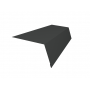 Планка карнизная для мягкой кровли 100х65 0,5 Satin Matt RAL 7016 антрацитово-серый (3м)