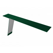 Планка карнизная фальц 130х80 0,5 Satin Matt RAL 6005 зеленый мох (2м)