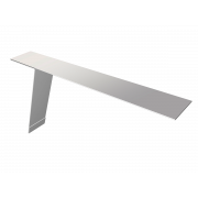 Планка карнизная фальц Grand Line 130х80 0,45 Drap TX RAL 9003 сигнальный белый (2м)