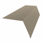 Планка карнизная широкая 100х85 0,5 Satin с пленкой RAL 1015 светлая слоновая кость (3м)