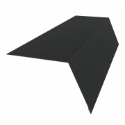 Планка карнизная широкая 100х85 0,5 Satin с пленкой RAL 7016 антрацитово-серый (3м)