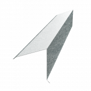 Планка конька односкатной кровли Grand Line 160x160 0,5 Zn (3м)