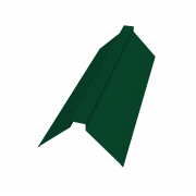 Планка конька плоского 115х30х115 0,45 Drap TX RAL 6005 зеленый мох (2м)