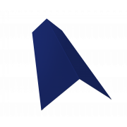 Планка конька плоского 145х145 0,45 PE с пленкой RAL 5002 ультрамариново-синий (2м)