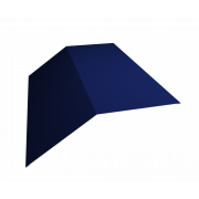 Планка конька плоского 190х190 0,45 PE с пленкой RAL 5002 ультрамариново-синий (2м)