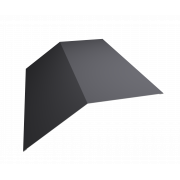 Планка конька плоского 190х190 0,5 Satin с пленкой RAL 7004 сигнальный серый (3м)